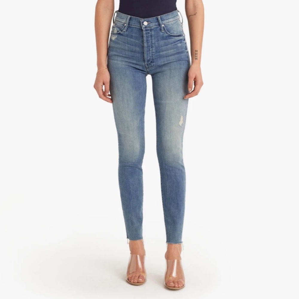 Mother Denim The Stunner Ankle Fray Jeans